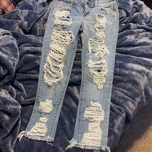 fashion nova distressed jeans